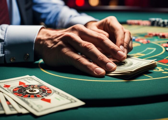 when playing roulette at a casino a gambler is trying to decide whether to bet $