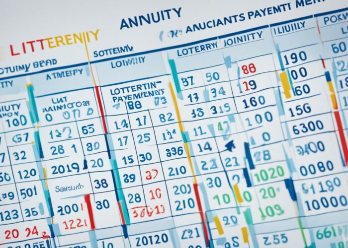 how often are lottery annuity payments made